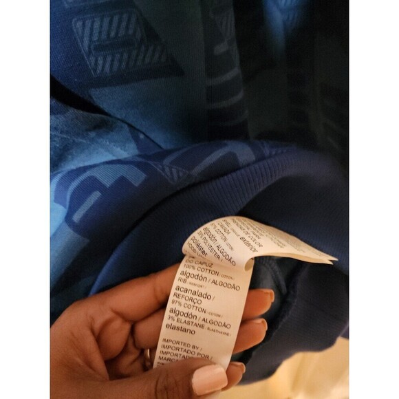 Puma Mens Power All Over Print Fleece Hoodie Hooded Sweatshirt Size XL - Picture 11 of 11